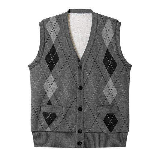 Nice Gift! Men’s Warm Plush Winter Vest