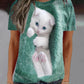 3D printed pattern long sleeves, short sleeves top