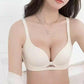 Women's Solid Color Seamless & Wire-Free Push-up Bra with Shaping Support