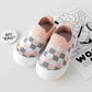 Baby Slip-On Plaid Sneakers First Walkers Non-Slip Shoes